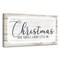 Crafted Creations Christmas Rectangular Canvas Wall Art - 8" x 16"